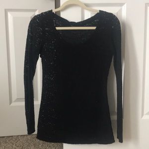 Blouse; lace see through